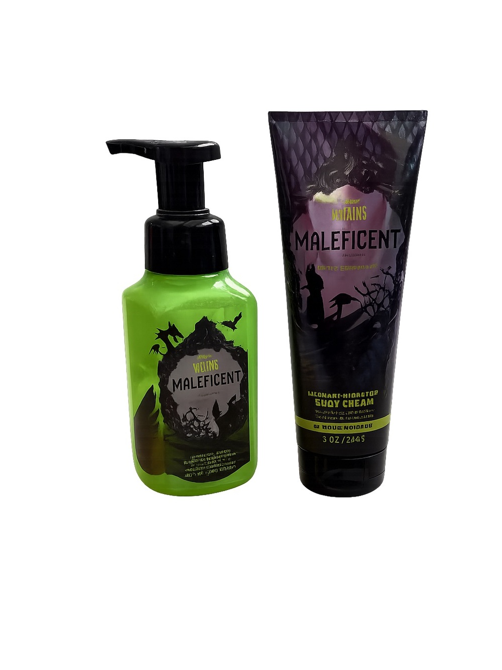 Disney Villains Maleficent Foaming Hand Soap & Body Cream Set